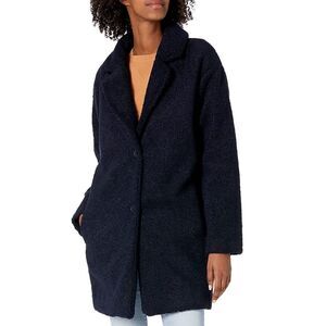 Daily Ritual Women's Teddy Bear Fleece Oversized-Fit Lapel Jacket